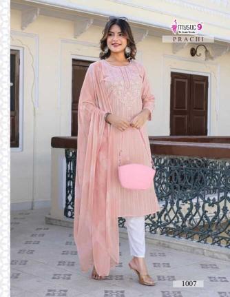 Mystic9 prachi vol 1 wholesale rate designer kurti